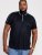 D555 Sussex Jersey Polo Shirt Dark Navy - Polos - Polos homme grande taille