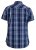 D555 Safford Short Sleeve Navy Check Shirt