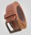 D555 Dylan Tan Bonded Leather Belt - Ceintures - Ceintures grandes tailles pour hommes