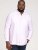 D555 Richard Long Sleeve Oxford Shirt Pink - Chemises - Chemises Grandes Tailles Hommes
