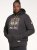 D555 KNEBWORTH Full Zip Hoody With Chest Print Black - Sweatshirts & hoodies - Sweatshirts/Hoodies grande taille homme