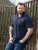 D555 Reid AOP Polo With Jacquard Collar, Pocket And Cuffs Bleu marine - Polos - Polos homme grande taille