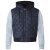 D555 Willie Hooded Quilted Jacket with Fleece sleeves - Vestes - Vestes Homme Grandes Tailles