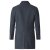 D555 Terry Checked Overcoat Charcoal - Vestes - Vestes Homme Grandes Tailles