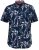 D555 FINLEY Hawaiian AO Print Shirt Navy - Chemises - Chemises Grandes Tailles Hommes