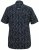 D555 BEAU S/S AO Leaf Print Shirt Navy - Chemises - Chemises Grandes Tailles Hommes
