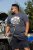 D555 COOK Trio Of Skulls Printed Crew Neck T-Shirt Slate Blue - T-shirts - T-shirts Homme Grande Taille