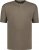 Adamo Silas Regular fit Serafino T-shirt Khaki - T-shirts - T-shirts Homme Grande Taille