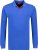 Adamo Peter Comfort fit Long sleeve Polo Blue - Polos - Polos homme grande taille