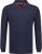 Adamo Peter Comfort fit Long sleeve Polo Navy - Polos - Polos homme grande taille