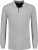 Adamo Peter Comfort fit Long sleeve Polo Grey - Polos - Polos homme grande taille