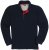 Adamo Peter Comfort fit Long sleeve Polo Navy - Polos - Polos homme grande taille