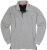 Adamo Peter Comfort fit Long sleeve Polo Grey - Polos - Polos homme grande taille