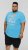 D555 AARON Surfers Paradise Printed Crew Neck T-Shirt Turquoise - T-shirts - T-shirts Homme Grande Taille