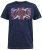 D555 DENNIS Official AC/DC Printed Crew Neck T-Shirt Navy Reno - T-shirts - T-shirts Homme Grande Taille