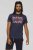 D555 DENNIS Official AC/DC Printed Crew Neck T-Shirt Navy Reno - T-shirts - T-shirts Homme Grande Taille