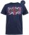 D555 DENNIS Official AC/DC Printed Crew Neck T-Shirt Navy Reno - T-shirts - T-shirts Homme Grande Taille
