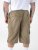 D555 Mason Pantacourt à poches latérales Beige - Shorts - Shorts hommes grande taille