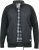 D555 MARSDEN Hybrid Knitted Jacket With Bonded Fleece Lining Black - Vestes - Vestes Homme Grandes Tailles