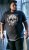 D555 DARREN Skull Printed T-Shirt With Double Layer On Hem & Cuff Black Reno - T-shirts - T-shirts Homme Grande Taille