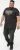 D555 EDWALTON NYCTY Camo Printed Crew Neck T-Shirt Washed Black - T-shirts - T-shirts Homme Grande Taille