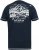 D555 GRAHAM YOSEMITE Chest And Back Printed Crew Neck T-Shirt Navy - T-shirts - T-shirts Homme Grande Taille