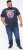 D555 ROGERS Official Captain America Printed T-Shirt Dark Navy - T-shirts - T-shirts Homme Grande Taille