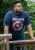 D555 ROGERS Official Captain America Printed T-Shirt Dark Navy - T-shirts - T-shirts Homme Grande Taille