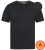 D555 Motherwell Thermal Short Sleeve T-Shirt Black - Sous-vêtements & bain - Sous-vêtements Grande Taille