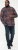 D555 SHERLOCK Check Overshirt With Two Patch Pockets & Button Down Collar Navy - Chemises - Chemises Grandes Tailles Hommes