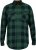 D555 GARFIELD Check Overshirt With Two Patch Pockets & Button Down Collar Navy - Chemises - Chemises Grandes Tailles Hommes