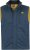 D555 FELIPE Zip Through Padded Gilet With Contrast Colour Lining And Rubber Badge Navy - Vestes - Vestes Homme Grandes Tailles