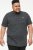 D555 ORSTON Reno Fabric Crew Neck T-Shirt With Chest Embroidery Black Reno - T-shirts - T-shirts Homme Grande Taille