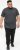 D555 ORSTON Reno Fabric Crew Neck T-Shirt With Chest Embroidery Black Reno - T-shirts - T-shirts Homme Grande Taille