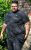 D555 ORSTON Reno Fabric Crew Neck T-Shirt With Chest Embroidery Black Reno - T-shirts - T-shirts Homme Grande Taille