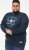 D555 KEYWORTH Authentic Printed Crew Neck Sweatshirt Navy - Sweatshirts & hoodies - Sweatshirts/Hoodies grande taille homme