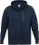 D555 GABRIEL Couture Zip Through Hoody With Reversible Zips Navy - Sweatshirts & hoodies - Sweatshirts/Hoodies grande taille homme