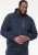 D555 GABRIEL Couture Zip Through Hoody With Reversible Zips Navy - Sweatshirts & hoodies - Sweatshirts/Hoodies grande taille homme