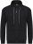 Adamo Athen Hoodie with Zipper Black - Sweatshirts & hoodies - Sweatshirts/Hoodies grande taille homme
