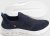 D555 Blyth 2 Kingsize Hands Free Shoes With Knitted Top Navy - Chaussures homme 40-52 - 