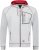 Adamo Michael Hoodie with Zipper Grey - Sweatshirts & hoodies - Sweatshirts/Hoodies grande taille homme