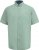 D555 Falmouth 2 Linen Mix Short Sleeve Shirt With Button Down Mint - Chemises - Chemises Grandes Tailles Hommes