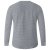 D555 Plato Long Sleeve T-shirt Grey - T-shirts - T-shirts Homme Grande Taille