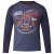 D555 Neill Long Sleeve T-shirt Navy - T-shirts - T-shirts Homme Grande Taille
