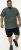 D555 Poole Circle Wave Printed Crew Neck T-shirt Khaki - T-shirts - T-shirts Homme Grande Taille