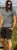 D555 Poole Circle Wave Printed Crew Neck T-shirt Khaki - T-shirts - T-shirts Homme Grande Taille