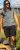 D555 Poole Circle Wave Printed Crew Neck T-shirt Khaki - T-shirts - T-shirts Homme Grande Taille
