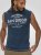D555 Havant San Diego Printed Sleeveless T-Shirt French Navy - T-shirts - T-shirts Homme Grande Taille