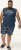 D555 Havant San Diego Printed Sleeveless T-Shirt French Navy - T-shirts - T-shirts Homme Grande Taille