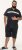 D555 Hinckley Stretch Polo With Contrast Tipping Collar Navy - Polos - Polos homme grande taille